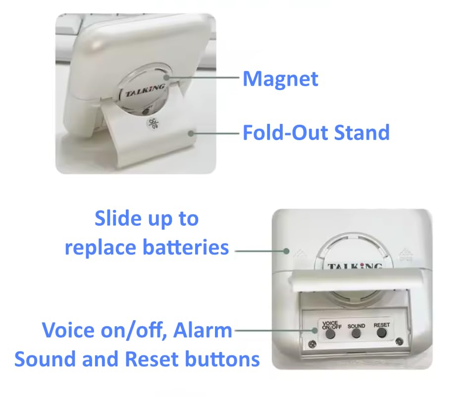 Talking Timer for Kids/Adults/Lab Timer, Visual Timer for Kids Alternative, Voice Countdown Announcements Every Hour/10 Min/1 Min | Children, Cooking, Adults, Workouts, Classroom, lab, ADHD, Reminders