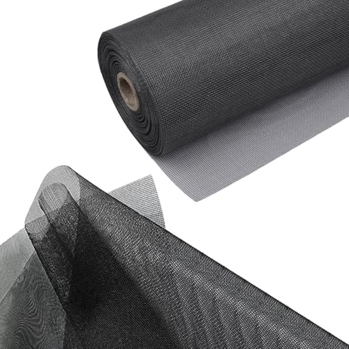 48 in x 100 ft Fiberglasss Window Screen Mesh,Replacement Screen Roll High Visibility Durable Screens,Easy to DIY Repair or Rescreen for House Windows,Patio,Porch,Sliding Door - size: 48inch*100ft