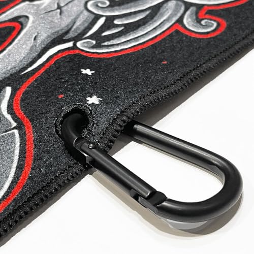 RokFit Gym & Golf Towel – Multi-Use, Quick-Dry, Durable Utility Towel with Bold Graphic and Carabiner Clip (Struggle Makes Strength) - color: Struggle Makes Strength