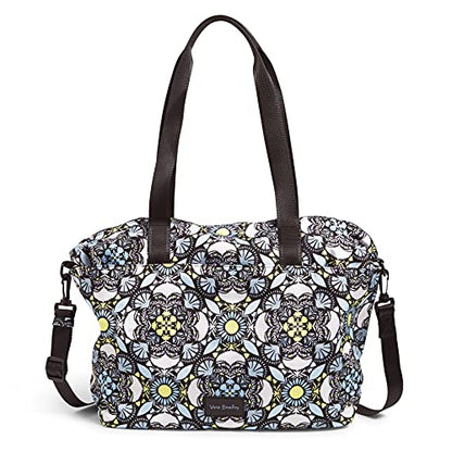 Vera Bradley Women's Recycled Lighten Up Reactive Tote Bag - color: Plaza Medallion