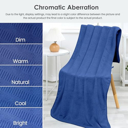 JML Microfiber Bath Towels, Navy, 30" x 60", 2 Pack - color: Diamond Cross Grid Navy, size: 2 Pack (30 in x 60 in)