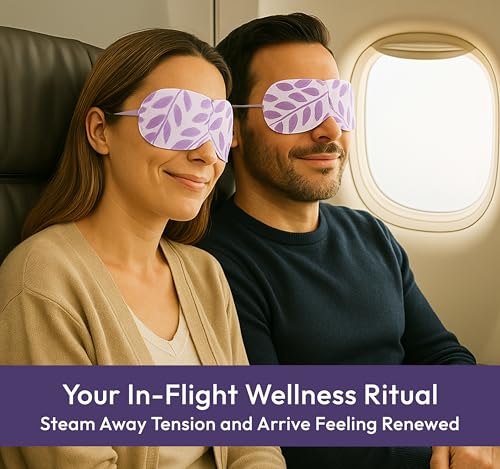 Premium, Advanced Acupressure Mat & Pillow Set with Hot/Cold Gel Pack (Natural Linen) + Lavender Self‑Heating Steam Eye Mask for Pain Relief, Sleep Aid & Recovery