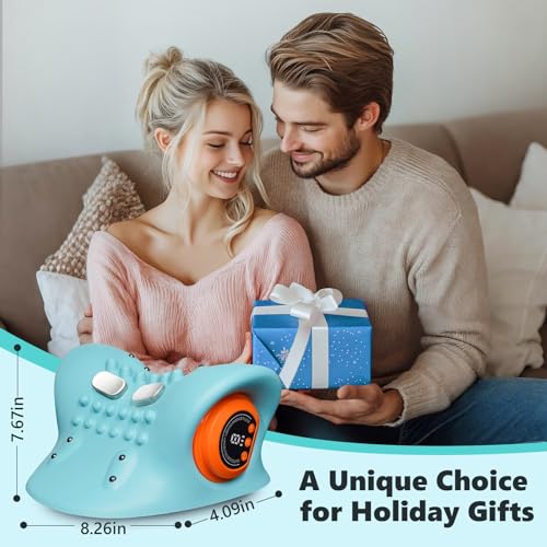 Neck Massager 3 in 1 Portable Massager with Heat & Comfortable Stretching