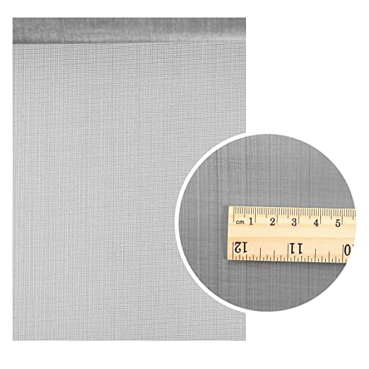 304 Stainless Steel Mesh Screen Filter 200 Mesh Fabric,Metal Fine Mesh Material Screen Roll,30cm×100cm Filter Cloth