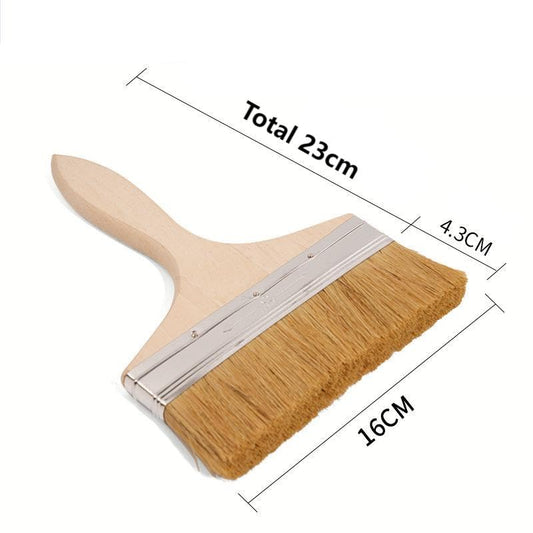Flat Paint Brushes - 8 Inch Soft Bristle Oil Brush Set | Versatile Paddle Paint Brush for Smooth Strokes on Canvas, Wood & Walls | Ideal for DIY Home Painting, Art Projects & Professional Use