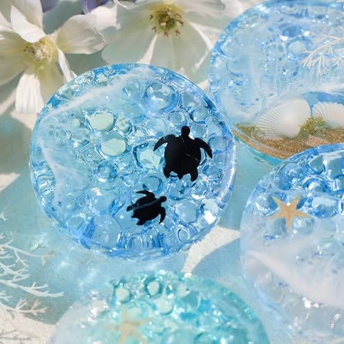 LET'S RESIN Extra Deep Resin Coaster Molds Silicone,4 Inches Silicone Molds | 6 Cavity Flexibility Round Molds for Resin, Epoxy Coaster Molds for Cups Mats, DIY Craft, Flower Bouquet Preservation - size: 13.7 x 9.8 x 0.82 inches