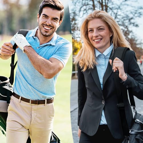 FIEIL 67" Universal Shoulder Strap, Neoprene Thick Padded Bag Strap with Double Adjustable Buckles and Metal Hooks, Ideal for Briefcases, Computer Satchels, Crossbody Bags, Luggage(Supple)