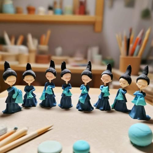 Air Dry Clay Lightweight, Flexible Modeling Clay for Adults Arts and Crafts | Professional & Moldable, Soft & No-Stick, Polymer Clay for Sculpting, Molding,Anime Figures,Making Costumes,DIY Projects - color: Green