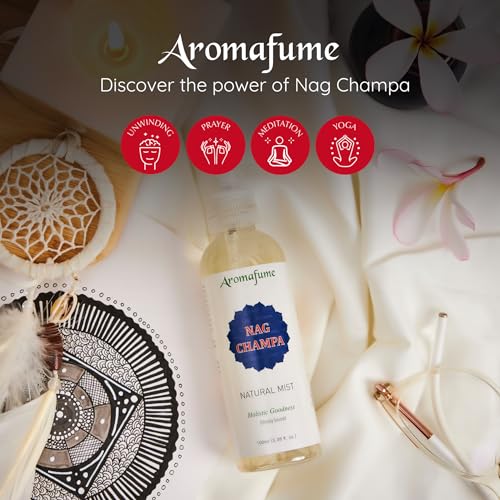 Nag Champa Air Freshener Spray with Sandalwood & Jasmine, Aromafume - color: Nag Champa