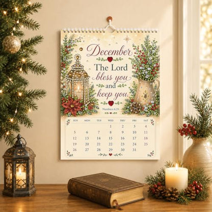 2027 Diamond Art Wall Calendar for Adults Beginners 12 Monthly Holiday Themes 8.9" x 6.7" Hanging Loop DIY Craft Wall Calendars with Notes Section for Home Office Planning-Inspirational quotes - color: Inspirational quotes