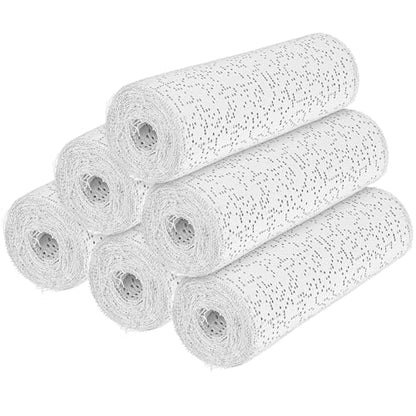 6 Pcs Plaster Coth Rolls Plaster Gauze Bandage Plaster Strip Gauze Wrap for Body Casts Craft Projects Belly Molds 15 x 177 inch