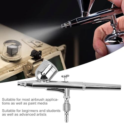 0.3mm Gravity Feed Dual-Action Airbrush Paint Spray Gun Kit Set