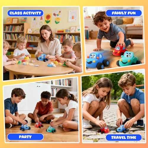 Air Dry Clay Kit for Kids - 3 Boxes Pull Back Car Making | Modeling Clay with Sculpting Tools, Base, Backing Board, Tutorial, Ultra Light & Soft, Creative DIY Arts and Crafts Toys - color: Racine Trio