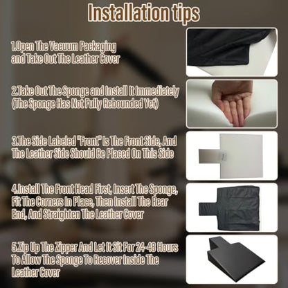 12° Pilates Wedge, Non-Slip Wedge for Reformer, Wedge Mat for Pregnancy