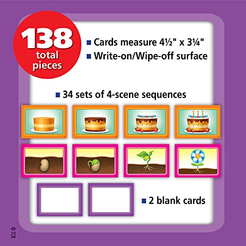Teacher Created Resources 4-Scene Sequencing Pocket Chart Cards (TCR20848) - style: 4-Scene Sequencing