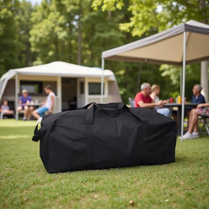 54L Lightweight Duffle Bag with Side Zipper, 0.99lbs Ultra Light 600D Waterproof Weekender Bag for Travel & Gym, 27 Inch Foldable Sports Bag for Men & Women, Packable Overnight Tote (54L) - size: 54L