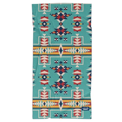 Sprints Athletic Running Towel, Full-Sized, Car Seat Cover - Performance Microfiber (Bohemian Nomad Noises) - color: Bohemian Nomad Noises