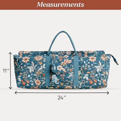 Maison d' Hermine Yoga Mat Duffle Bag Gym Tote Yoga Mat Carry Bag - color: Luxury Loft - Dark Teal, style: Yoga Mat Tote