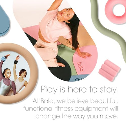 Bala Yoga Mat for Home Gym, Non-Slip Exercise Mat for Home Yoga - color: Sand, style: Mat - 5mm
