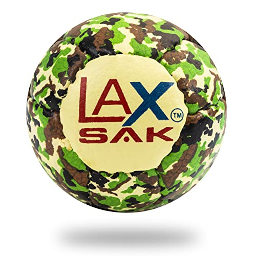 Soft Practice Lacrosse Balls,1, 2, 3, 6, 12, 24, 36, 60, & 120 Packs - Same Weight & Size as a Regulation Lacrosse Balls, Great for Indoor & Outdoor Practices, Less Bounce & Minimal Rebounds - color: Trad Camo, size: 1 Pack