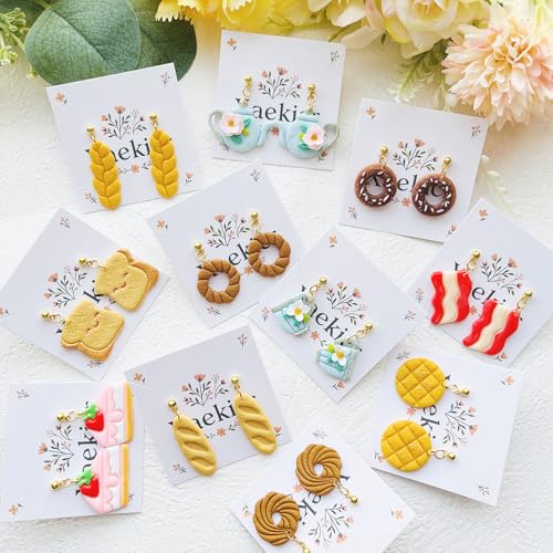 Food Shape Polymer Clay Cutters Set – Molds, Clay Cutters for Polymer Clay, Clay Earring Tools（Non-Food Items） - color: E color
