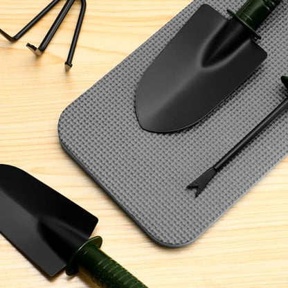 Riakrum 40 Pcs Garden Kneeling Pad Garden Knee Pad Thick Foam Knee Mat Waterproof Cushion for Kneeling Multi Functional and Church Kneeler for Praying, Baby Bath, Yoga, 15.4 x 6.7 Inch (Gray) - color: Gray