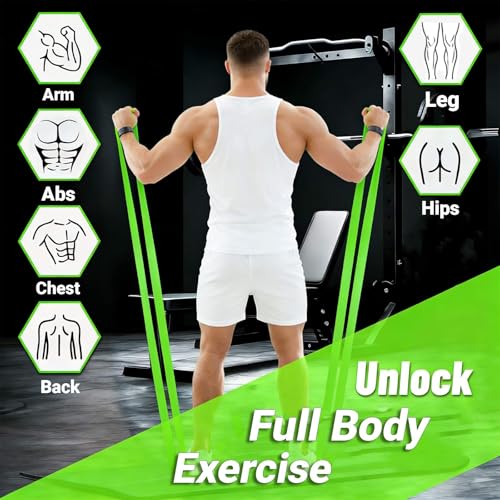 Resistance Bands, Pull Up Resistance Bands, Men's and Women's Fitness Training Bands, Suitable for Stretching, Training, and Physical Therapy - color: Multicolor (5-175LBS)