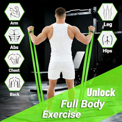 Resistance Bands, Pull Up Resistance Bands, Men's and Women's Fitness Training Bands, Suitable for Stretching, Training, and Physical Therapy - color: Multicolor (5-125LBS)
