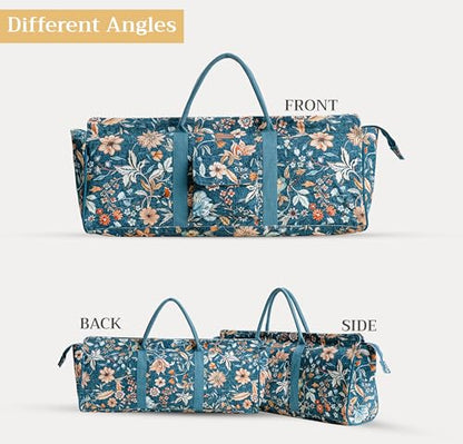 Maison d' Hermine Yoga Mat Duffle Bag Gym Tote Yoga Mat Carry Bag - color: Luxury Loft - Dark Teal, style: Yoga Mat Tote