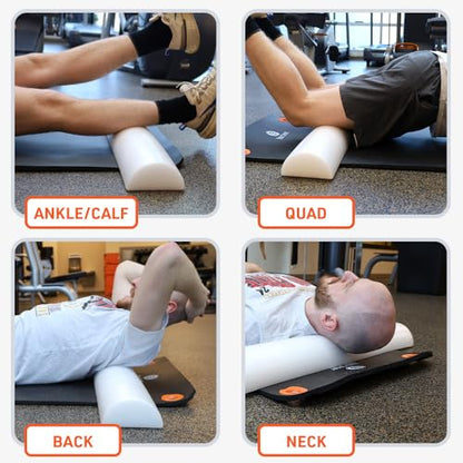 Body Sport Foam Rollers - color: 12-inch Half