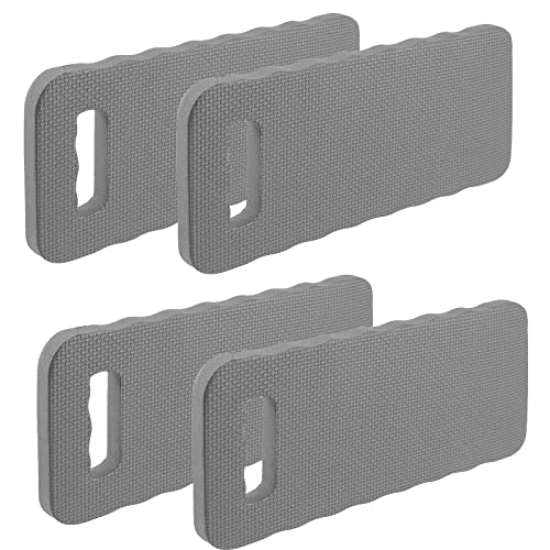 YWSHF 4 PCS Garden Kneeling Pad,Knee Mat Waterproof Foam Knee Pads for Gardening,Cleaning,Baby Bath,Yoga,Praying and Exercise 15.745'' x 7.09'' x 0.79'' Grey - color: Grey-4 PCS