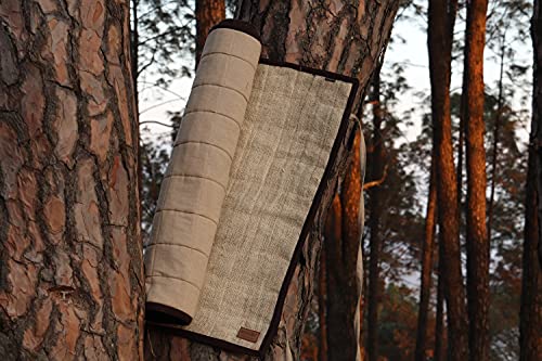Organic Hemp Yoga Mat, 100% Handmade, Eco-Friendly, Natural and Biodegradable, multipurpose yoga mat. - color: natural