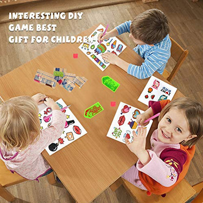 Labeol Diamond Art Kits for Kids Boys and Girls Ages 6-8-10-12 Easy to DIY Creative Diamond Art Sticker Craft by Numbers Kits for Kids and Adult Beginners (Party) - style: Party