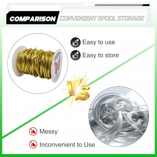 Aluminum Craft Wire,8 Gauge (3mm) Fluorescent Yellow Bendable Wire,32 Feet Continuous Roll for Jewelry Making,Sculpting,Floral & Armature Projects - size: 8 Gauge 32FT, style: Fluorescent Yellow