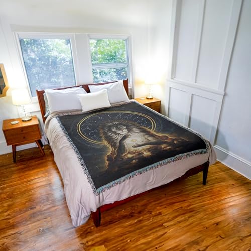 Pure Country Weavers Soulkeeper Blanket by Jonas Jödicke - Gift Tapestry Throw Woven from Cotton - Made in The USA (72x54) - color: Soulkeeper, size: 72x54