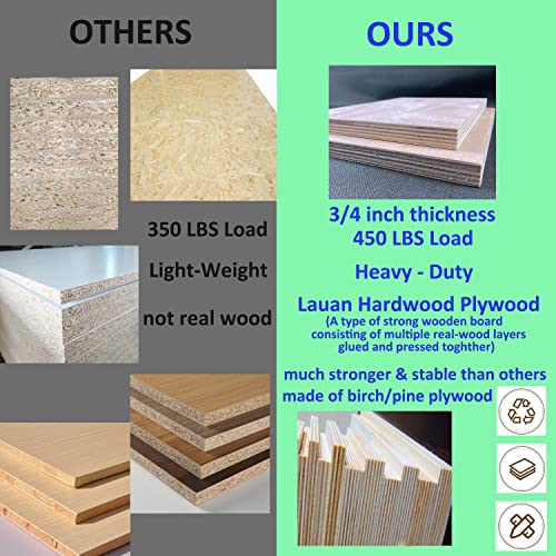 Slant Board for Calf Stretching Wooden Calf Stretcher Incline Board Adjustable Calf Stretch Board for Squats Knees Ankle