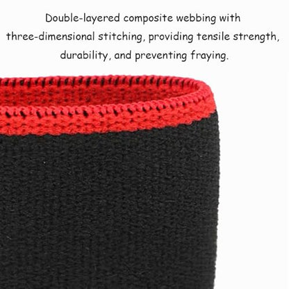 Fitness Resistance Band for Stretching and Yoga,Number Resistance Band,Fitness Resistance Bands with Numbers,Fitness Resistance Bands Numbered,Divided Into Different Tiers/Levels. - color: Red