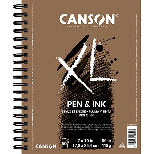 Canson XL Series Pen & Ink, white, 7x10 - size: 7x10