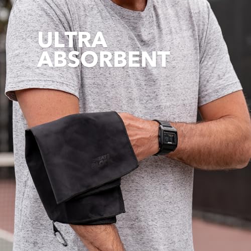 SweatBlock Microfiber Sweat Absorbing Handkerchiefs, 15x15 Inch, 3-Pack - size: 15 x 15 inches