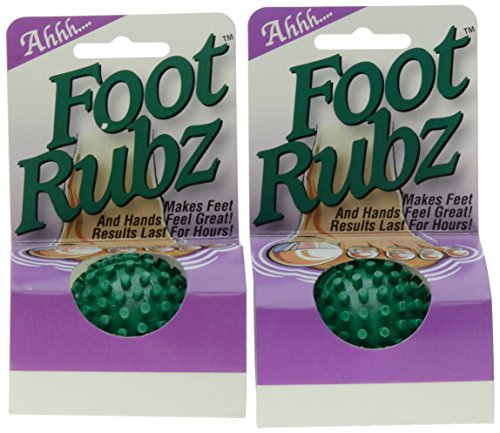 Due North Foot Rubz Foot Hand and Back Massage Ball, 2 Count
