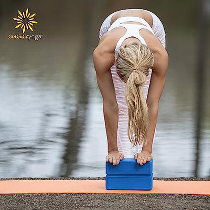 3in Yoga Blocks Bulk, 10 Pack, 3x6x9in - color: Dark Blue