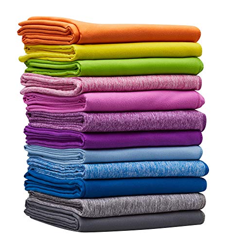 2-Pack Microfiber Towel - XXL Travel Quick Dry and Extra Soft Microfiber Towels, Lightweight and Compact for Gym, Swim Practice, Travel, Backpacking, Camping, RV, Beach, Camping - color: Pink Marle