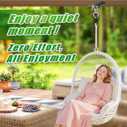 2Pcs 360° Swivel Swing Hanger with Ball Bearing Swing Ceiling Mount Bracket | 900 LBS Capacity Aerial Silks Mount Hardware for Hammock Chair, Porch Swings, Tire Swing, Gym Ring, Heavy Bag, Punching Bag - color: Ball Bearing 360° Swivel Diamond Hook ( 2 Pa