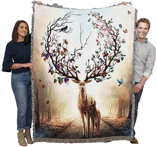 Pure Country Weavers Seasons Change Blanket by Jonas Jödicke - Gift Tapestry Throw Woven from Cotton - Made in The USA (72x54) - color: Seasons Change, size: 72x54