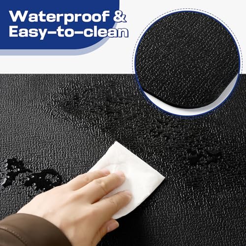 MoyRetty Non-Slip Workout Mat for Under Desk Elliptical(23.62x15.75 inches)