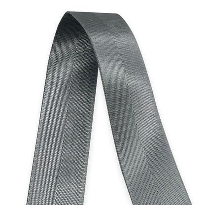 1 1/2" Gray Nylon Webbing 12yds for Bag Straps Crafts - color: Gray