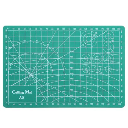 Self Healing Cutting Mat, A5 Rotary Cutting Sewing Mat for Crafts, Double Sided 5-Ply Craft Cutting Board for DIY Art Work Cutting, Hobby, Stencil, Scrapbooking (6"x8")