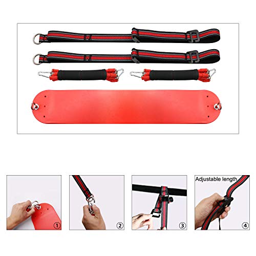 SYNTECSO Pull Up Assistance Bands, Heavy-Duty Pull Up Resistance Bands - color: 440 Lbs Resistance PU Pedal