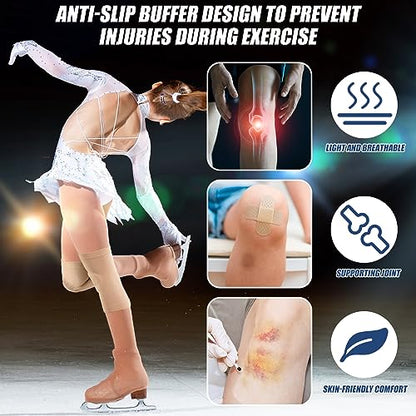 Shappy 2 Pair Knee Pads for Dancing Figure Skating - size: Large