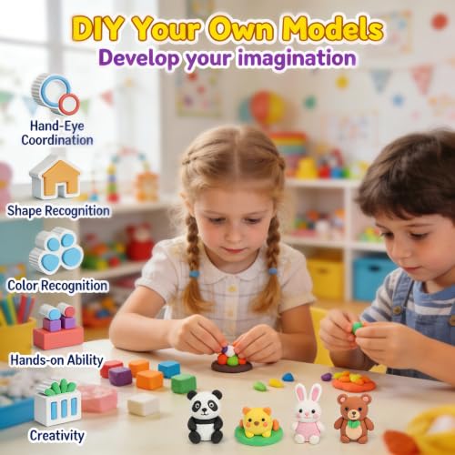ARTPAR Air Dry Clay 66 Colors,Modeling Clay for Kids,DIY Molding Magic Clay | Soft & Ultra Light,Non Sticky With 4 Sculpting Tools,Creative Diy Arts And Crafts School Classroom Bulk For Boys Girls 3-12Y - color: 66 Colors